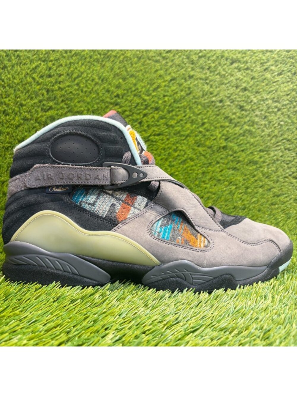 Nike Air Jordan 8 Retro SP Mens Size 13 Thunder Gray Athletic Shoes Sneakers